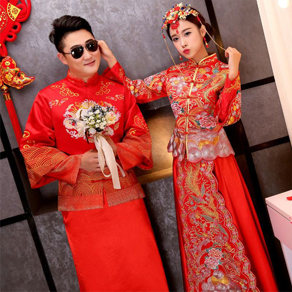 搞笑有趣的中式结婚照
