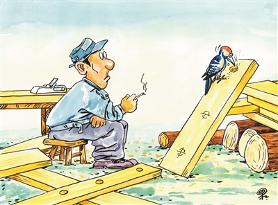 漫画-惆怅的木匠