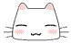 白色方块猫猫QQ表情
