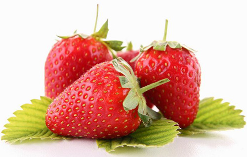 硕大饱满鲜红的草莓