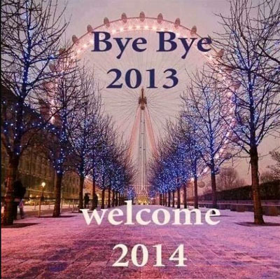 BYE-BYE2013，welcome2014