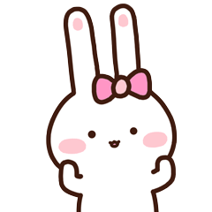 可爱的甜心兔