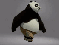 熊猫大侠出来转一转