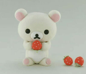 吃水果的熊宝宝