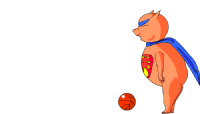 猪猪拍篮球路过