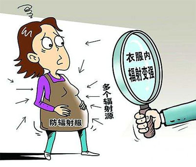 漫画图：孕妇防辐射服