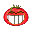 红色的蕃茄花园QQ表情