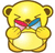 黄小熊QQ表情大全，可爱黄色的小熊图片