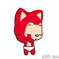 可爱的红狐狸跳街舞