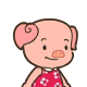 可爱的朵朵猪系列QQ表情