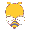 蜜蜂可爱表情