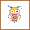 蜜蜂可爱表情之顶