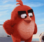 愤怒的小鸟QQ表情，愤怒的小鸟GIF微信图片