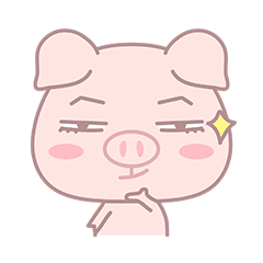 一只可爱的小猪-张二居qq表情包